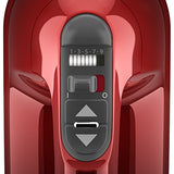 KitchenAid KHM926CA 9-Speed Digital Hand Mixer with Turbo Beater II Accessories and Pro Whisk - Candy Apple Red