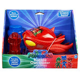 Little Kids PJ Masks Owlets Glider Bubble Blower Vehicle, Includes 4Oz of Bubbles Toy, Red