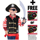 Melissa & Doug Pirate: Role Play Costume Set Scratch Art Mini-Pad Bundle [48484]
