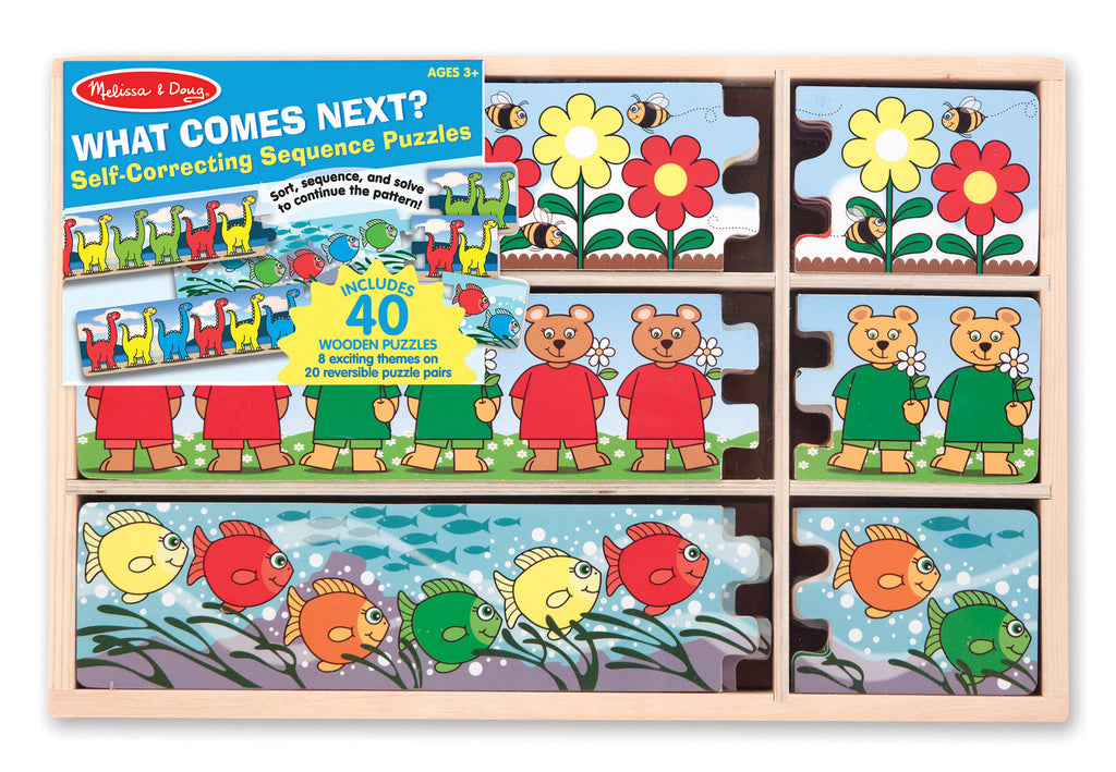Melissa & Doug What Comes Next? Self-Correcting Sequence Puzzles 5152