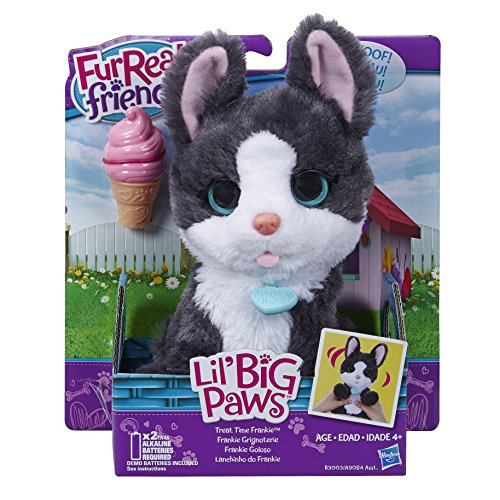 FurReal friends Li'l Big Paws Treat Time Frankie Pet