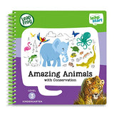 LeapFrog LeapStart Kindergarten Activity Book: Amazing Animals and Conservation, Great Gift for Kids, Toddlers, Toy for Boys and Girls, Ages 4, 5, 6