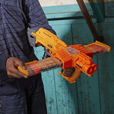 Nerf Doomlands Blaster Double Dealer Toy Blaster with Two 12-Dart Clips & 24 Official Elite Darts for Kids, Teens, & Adults, Orange, Standard