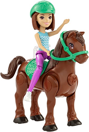Barbie On-the-Go Brown Pony and Doll