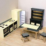 Melissa & Doug Doll-House Furniture- Kitchen Set