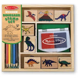 4 Item Bundle: Melissa & Doug Baby Zoo Animals Stamps + Vehicles Stamps + Dinosaur Stamps + Free Gift