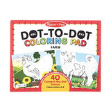 Melissa & Doug ABC Dot-to-Dot Coloring Pad - Farm