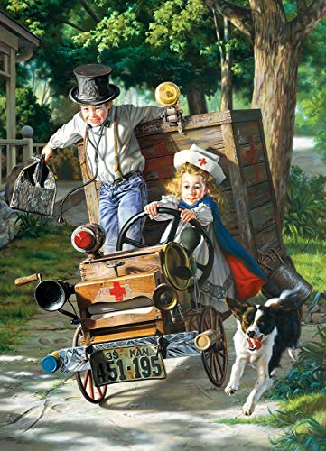 EuroGraphics Help on The Way by Bob Byerley Jigsaw Puzzle (1000-Piece)