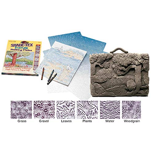 Melissa & Doug Scratch Art Shade-Tex - Nature Rubbing Plates (6-Pack, Great Gift for Girls and Boys - Best for 5, 6, 7, 8, 9 Year Olds and Up)