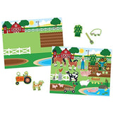 Melissa & Doug Habitats: Reusable Sticker Pad + Free Scratch Art Mini-Pad Bundle [41966]