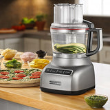KitchenAid KFP0922CU 9-Cup Food Processor with Exact Slice System - Contour Silver