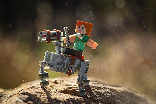 Minecraft Alex with Skeleton Horse Pack