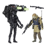 Star Wars Rogue One Imperial Death Trooper and Rebel Commando Pao 3.75 Inch Action Figures