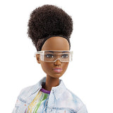 Barbie Mtiers de l'anne, poupe ingnieure en robotique brune avec coupe afro, jouet pour enfant, FRM10