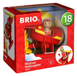 Brio Rescue Helicopter Preschool Toy