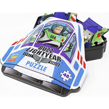 Disney Pixar Toy Story 4 Shaped Buzz Lightyear Tin with 48Piece Surprise Puzzle