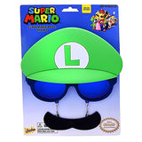 Costume Sunglasses Nintendo Luigi Mustache Sun-Staches Party Favors UV400
