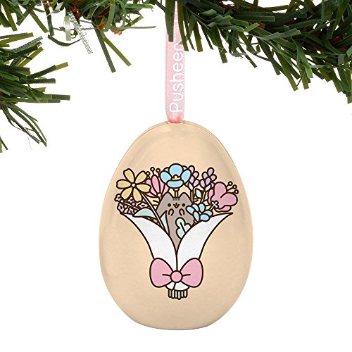 Department 56 Pusheen Bouquet Easter Egg Hanging 2.2" Ornament, Multicolor