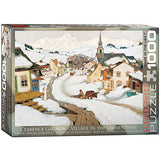 EuroGraphics Village Laurentides by Clarence Gagnon 1000-Piece Puzzle