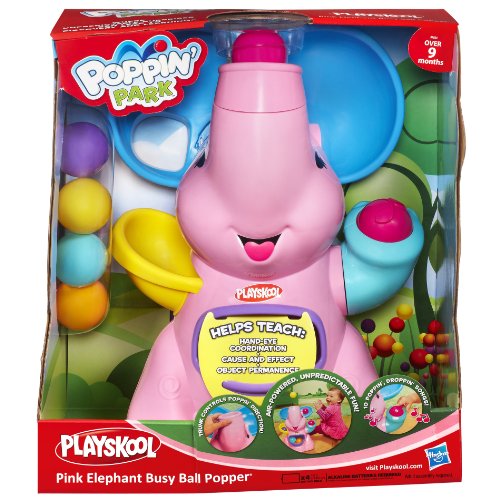 Pla Pop Pink Elephant Busy Ball Popper 37054