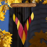 Woodstock Chimes Autumn Leaves Original Guaranteed Musically Tuned Chime Sea Glass