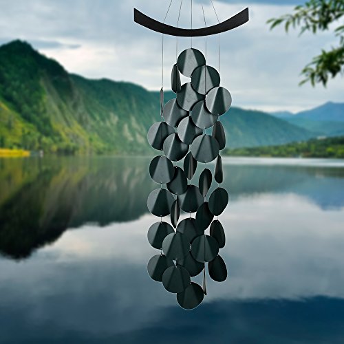 Woodstock Chimes Evergreen Original Guaranteed Musically Tuned Chime Moonlight Waves, 87x11x11 cm
