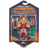 Minecraft Dungeons |Hal |3.25-in Collectible Battle Figure and Accessories GNC28