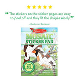 Melissa & Doug Mosaic Sticker Pad Nature (12 Color Scenes to Complete with 850+ Stickers)