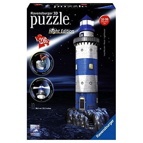 Ravensburger 3D Puzzles Lighthouse - Night Edition 12577