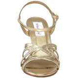 Dyeables Women's Taylor Ankle-Strap Sandal,Silver Glitter,7.5 M US