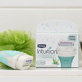 Schick Intuition Sensitive Skin Womens Razor Refills with Vitamin E & Aloe, Pack of 3