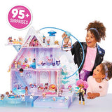 L.O.L. Surprise! Winter Disco Chalet Wooden Doll House with Exclusive Family & 95+ Surprises, Multicolor