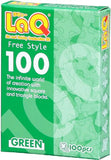 Original Laq Puzzle Set Free Style 100 Green Pieces -Affordable Gift for your Little One! Item #DLAQ-000439