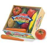 Melissa & Doug Grocery Store and Lemonade Stand with Playtime Fruits and Playtime Veggies Bundle