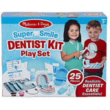 Melissa & Doug Super Smile Dentist Kit with Pretend Play Set of Teeth and Dental Accessories (26 Toy Pieces)