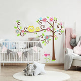 RoomMates RMK1439SLM Happi Scroll Tree Peel and Stick Wall Decals