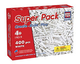 BRICTEK Children's White Super Pack Interlocking Building Brick Toy