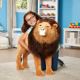 Melissa & Doug Standing Lion Lifelike Stuffed Animal