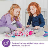 Melissa & Doug Created by Me! Flower Fleece Throw Pillow No-Sew Craft Kit