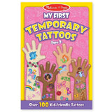 Melissa & Doug Pink: My First Temporary Tattoos - 100+ Kid-Friendly Tattoos + Free Scratch Art Mini-Pad Bundle