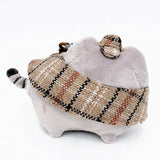 GUND Pusheen Detective Stuffed Plush Backpack Clip, 4.5"