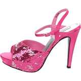 Touch Ups Women's Bev Platform Pump,Fuschia,5 M US