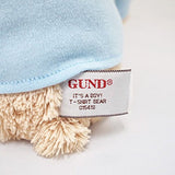GUND Its a Boy T-Shirt Teddy Bear Stuffed Animal Plush, Blue, 12