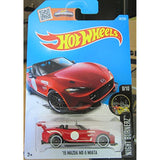 Hot Wheels 2016 Night Burnerz '15 Mazda MX-5 Miata 88/250, Red
