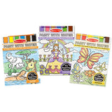 Melissa & Doug Paint With Water Activity Books Set: Safari, Princess, and Garden