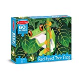 Melissa & Doug Red-Eyed Tree Frog Cardboard Jigsaw Puzzle, 60-Piece