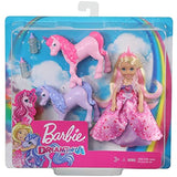 Barbie Dreamtopia Gift Set with Chelsea Princess Doll in Heart Dress, 2 Baby Unicorns and Accessories, Gift for 3 to 7 Year Olds