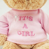 GUND It’s a Girl T-Shirt Teddy Bear Stuffed Animal Plush in Pink, 12”