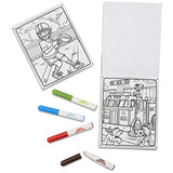 Melissa & Doug Adventure Coloring Pad: On-The-Go Series + Free Scratch Art Mini-Pad Bundle (91299)