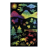 Melissa & Doug Scratch Art Scratch and Sparkle, Multicolor Glitter Board, 10-Pack